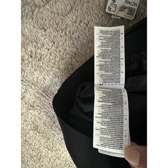 adidas Women's Bra Black 2X Powerreact Training Padded Sports Bra (HC7492) New - Picture 12 of 13